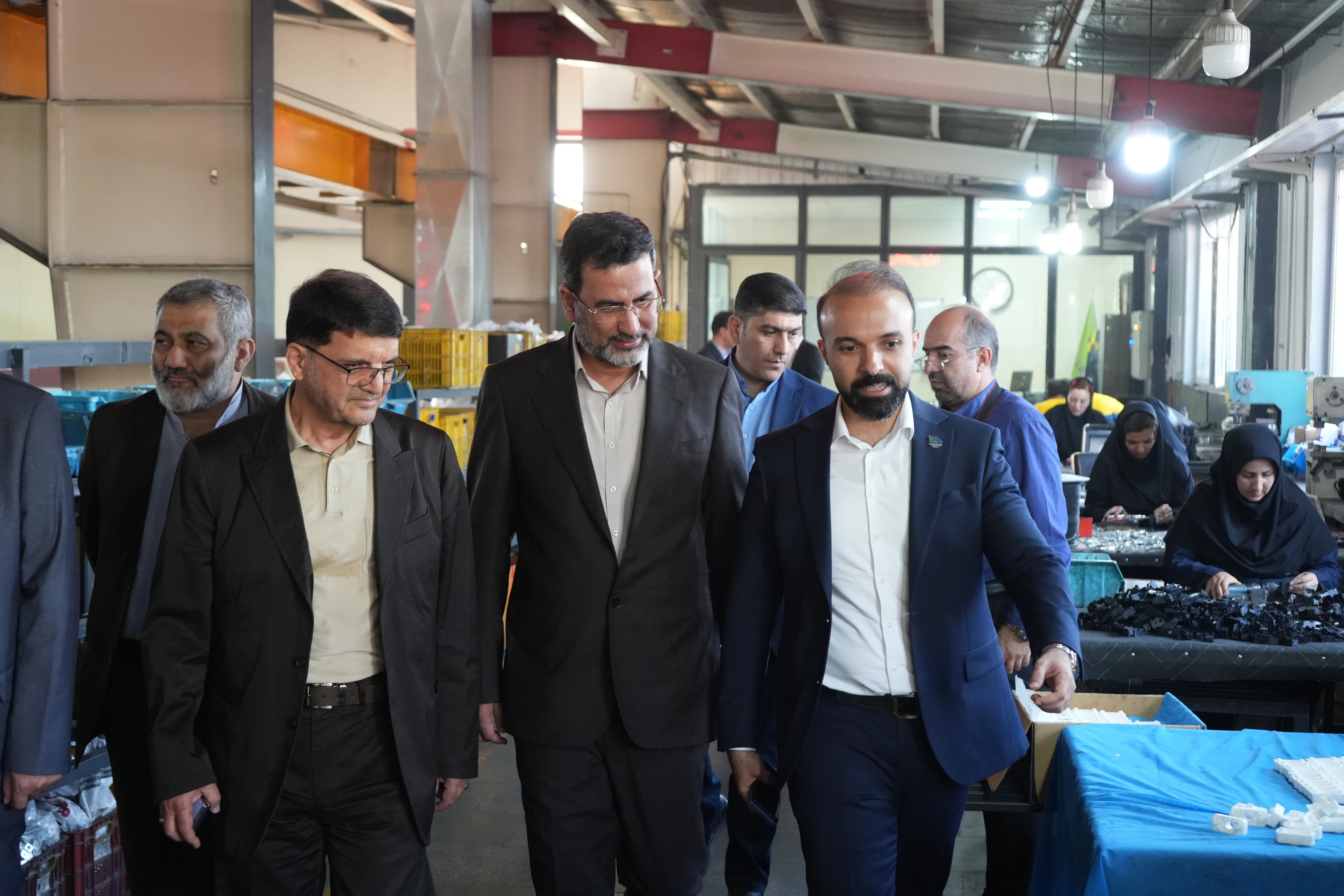 بازدید دکتر مفتح، قائم‌مقام وزیر صنعت، معدن و تجارت